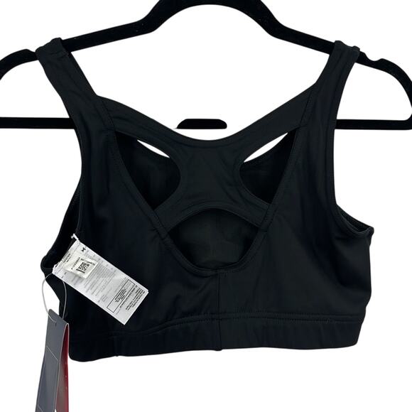 Reebok Black Razerback Women's Sports Bra SZ M - Picture 2 of 5